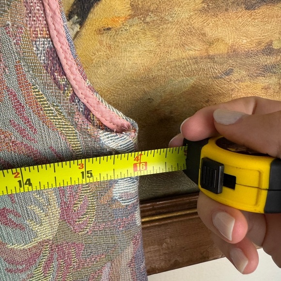 Vintage Sag Harbor 80s floral vest - no tags - fits like a small -pit to pit 16” - Picture 4 of 6